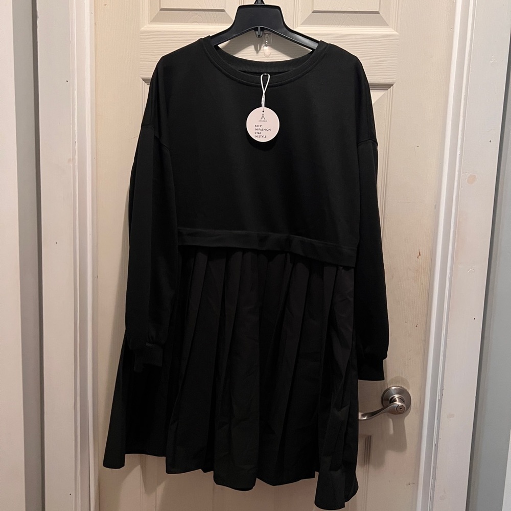 Chic Black Casual Dress